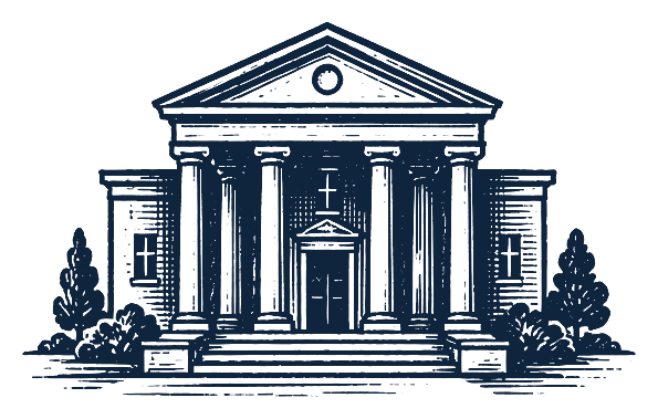 Courthouse in navy