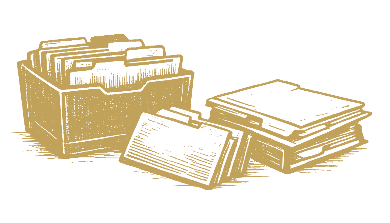 File box in gold