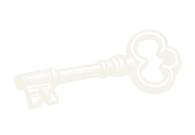 Estate key in ivory