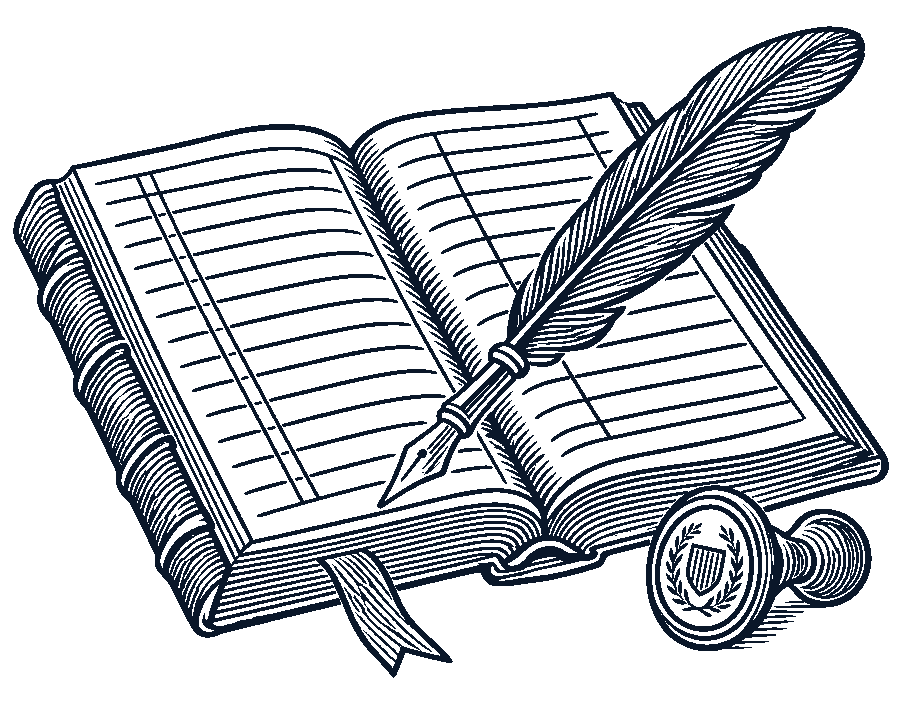 Register of Deeds in navy