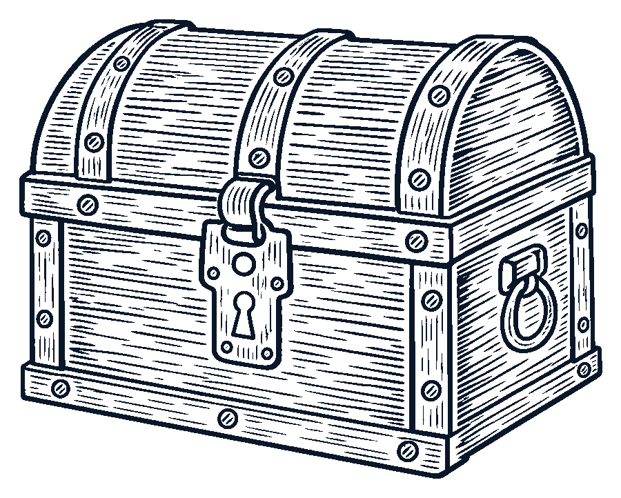 Strongbox in navy